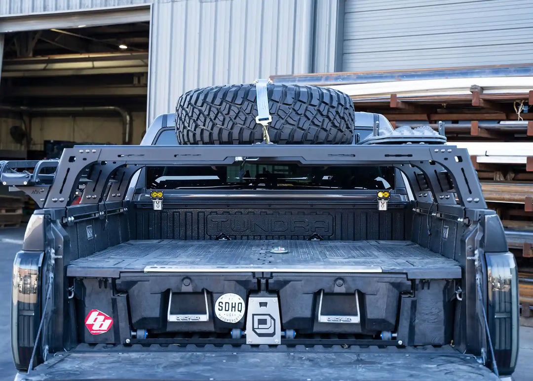 Toyota Tundra Bed Rack - Mid Height by Backwoods Adventure Mods | KOVA Offroad