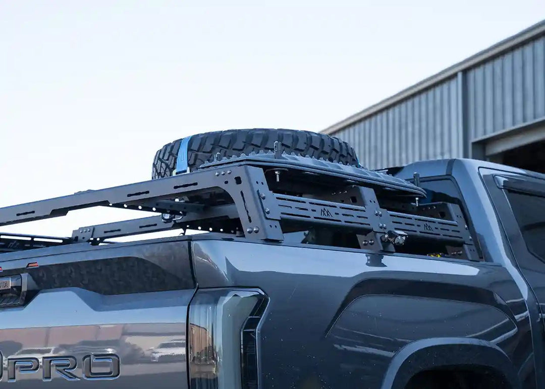 Toyota Tundra Bed Rack - Mid Height by Backwoods Adventure Mods | KOVA Offroad