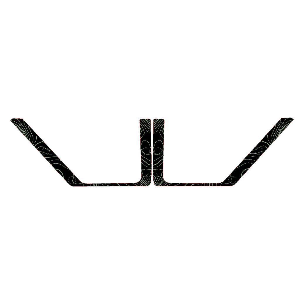 Topo Rear Door Net Trim Overlay Kit (Printed Series) - 2021+ Bronco