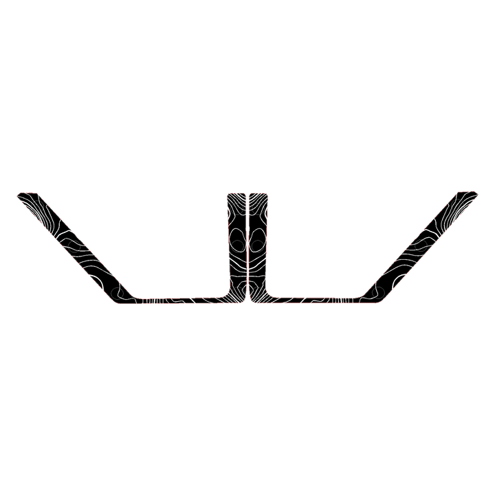 Topo Rear Door Net Trim Overlay Kit (Printed Series) - 2021+ Bronco